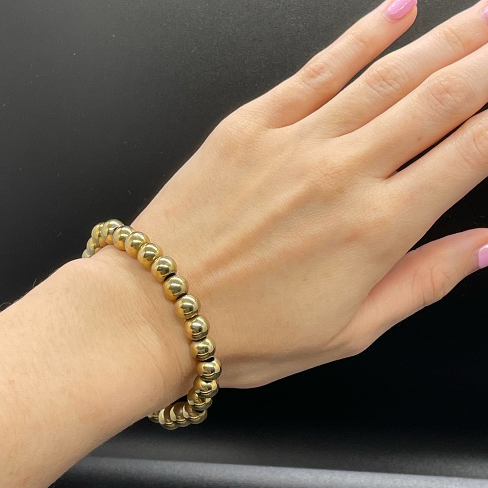 Ellie Vail Gold Bead Bracelet ✨